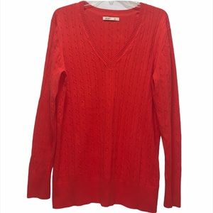 Old Navy XL V-neck red/orange sweater
